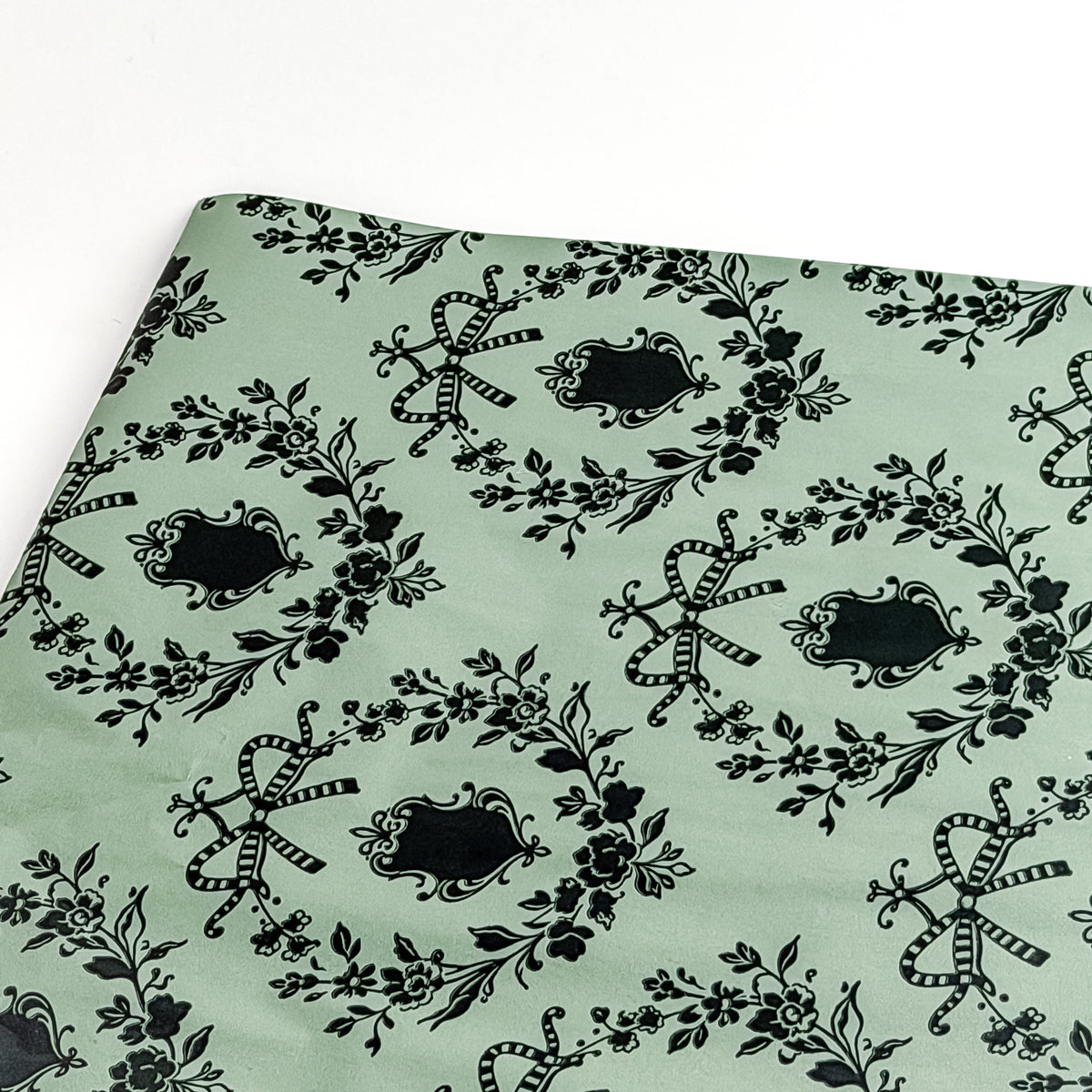 Papel Seda 500 Hojas 62x86cm CROWN Verde Vintage/Verde Bosque
