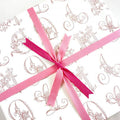 Bobina Luxury 70cm x 100m GRANDMA´S LETTER Rosa Vintage