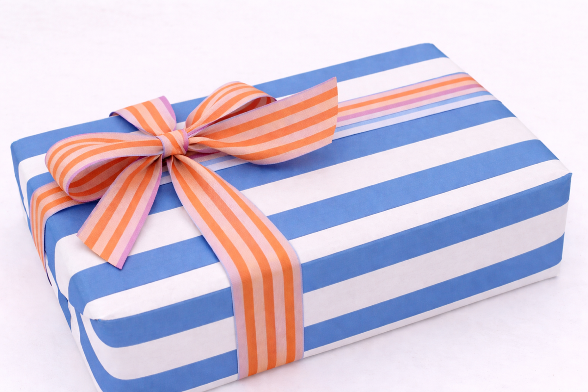 Bobina Luxury 70cm x 100m STRIPES Azul Celeste