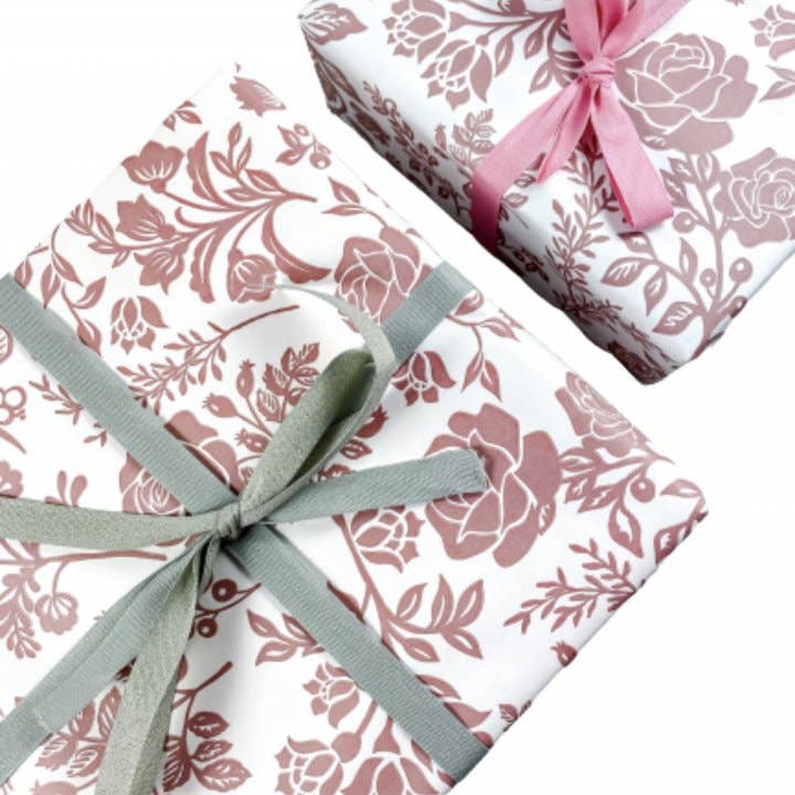 Bobine Luxury 70 cm x 100 m WILD ROSE Rose Vintage