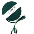 Cotton Ribbon UNICOLOR 15mm x 50m Forest Green