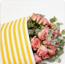 Ecowaterproof 70cm x 50m MINISTRIPES  Lemon