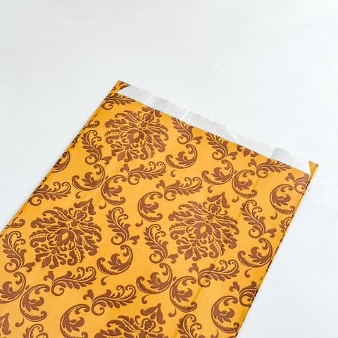 Sobres Luxury Large 24+9,5x42cm 100u DAMASCO Mustard/Lavanda