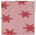 Bobine Kraft 70 cm x 100 m SNOWFLAKE Rose Bonbon/Rouge