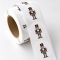 Etiquetas Redondas 50mm 500 unidades NUTCRACKER Chocolat