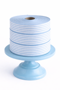 Cotton Ribbon 13 MINI 35mm x 50m Azul Bebe/Crema