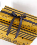 Bobine Kraft 70 cm x 100 m MERRY CHRISTMAS Moutarde/Gris