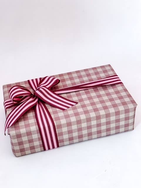 Bobina Kraft 70cm x 100m MINIVICHY Blanco/Rosa vintage