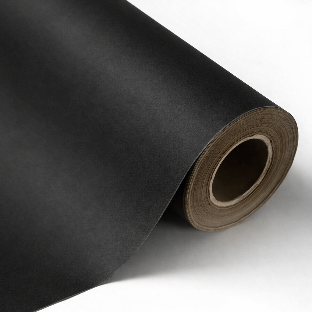 Bobina Kraft 70cm x 50m LISO Negro