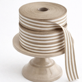 Cotton Ribbon MULTISTRIPES 35mm x 50m Lino