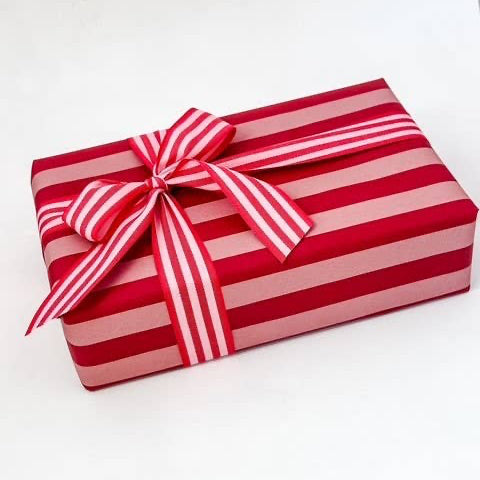 Bobina Kraft 70cm x 100m STRIPES Candy Pink/Rojo