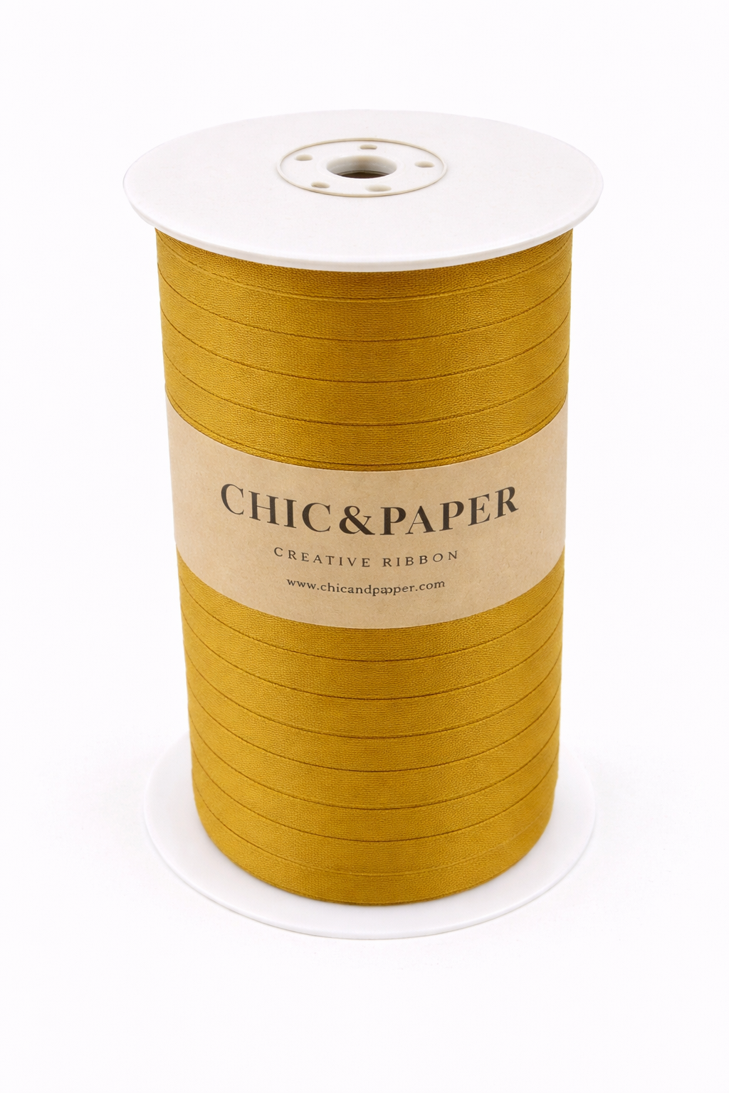 Cotton Ribbon UNICOLOR XL 15mm x 250m Mustard
