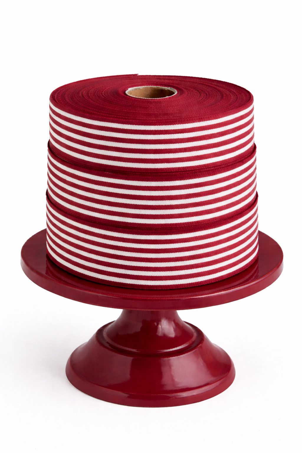 Cotton Ribbon 13 MINI 35mm x 50m Burdeos/Crema