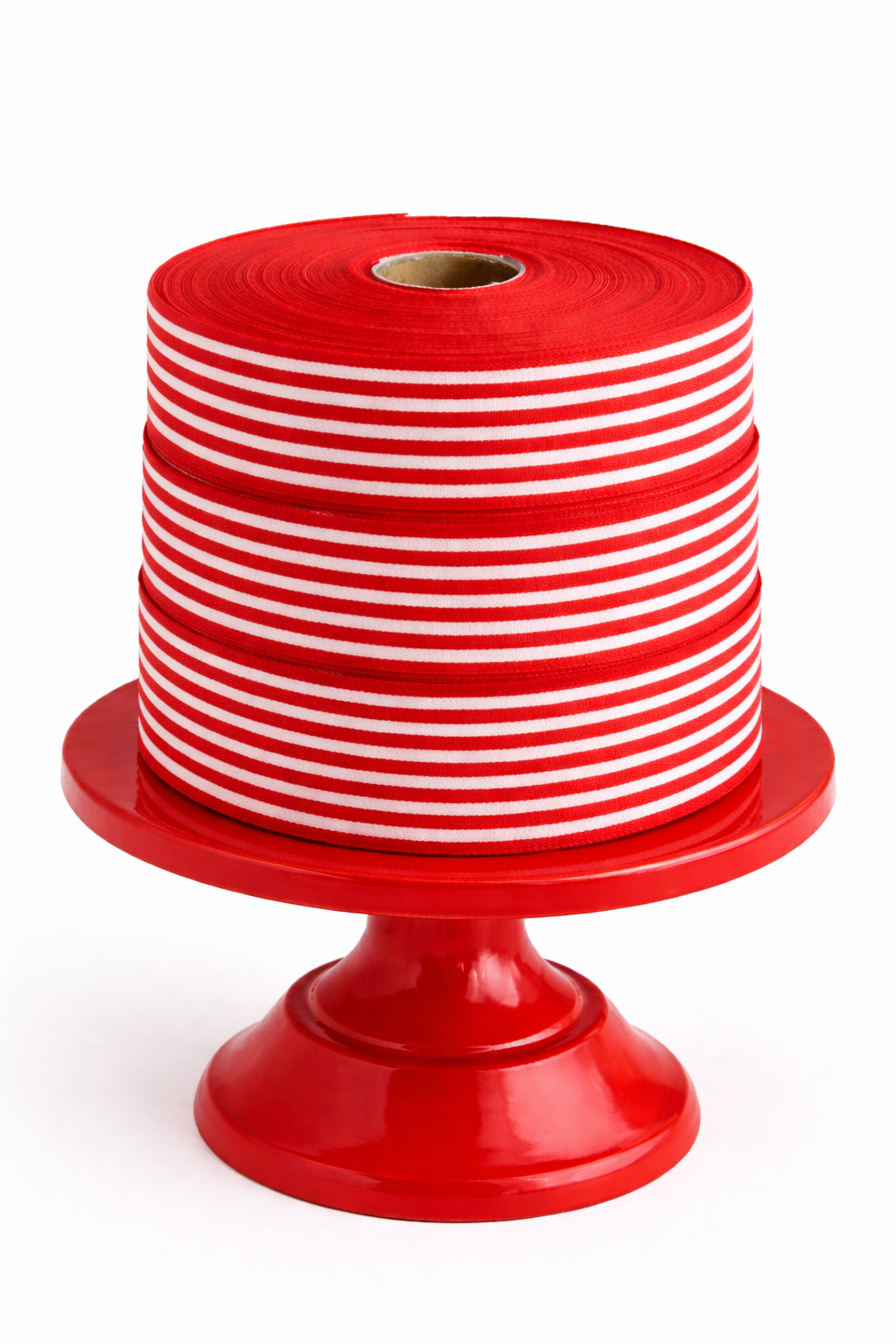 Cotton Ribbon 13 MINI 35mm x 50m Red/Crema