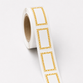 Etiquetas Rectangulares 70mm x 40mm 500 unidades DIAMOND Mustard